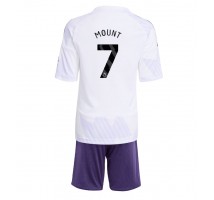 Manchester United Mason Mount #7 Koszulka Wyjazdowa dzieci 2025-26 Krótki Rękaw (+ krótkie spodenki)